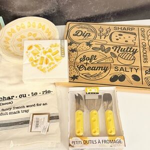 Charcuterie board and accessories. 🧀🧀🧀